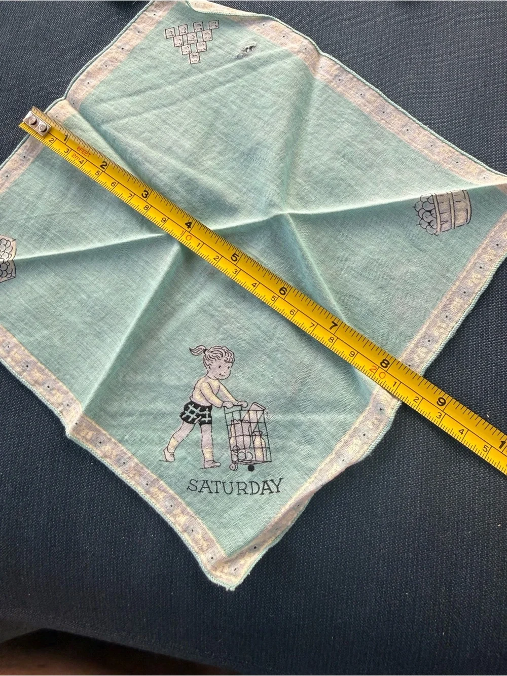 🆕VTG Days of the Week Hankerchiefs🆕